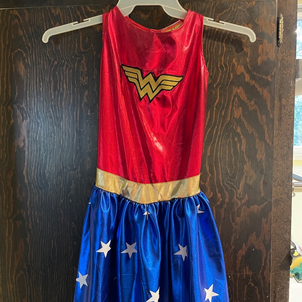 Wonder Woman Kids Costume (Size XL) - Red and Blue  ⚠️No Headband (Used)